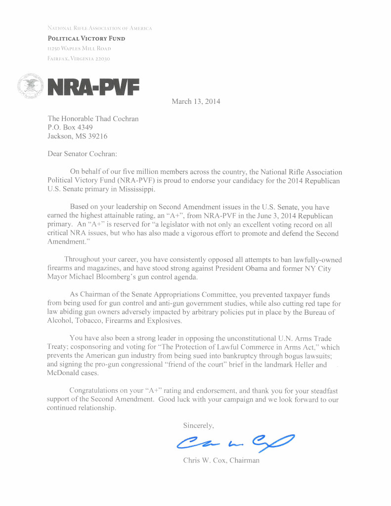 Cochran-GOP-Primary-Endorsement-Letter